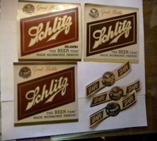 1939 SCHLITZ beer GUEST BOTTLE