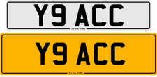 Y9 ACC - ON RETENTION CERTIFICATE Cherished Number Plates Private Reg - Y9 ACC