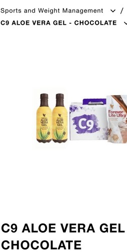 Forever living aloe vera - c9,