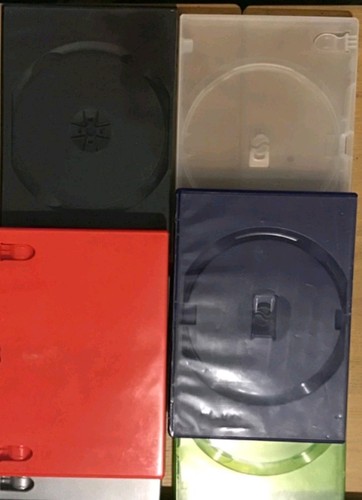 Empty dvd cases - x,