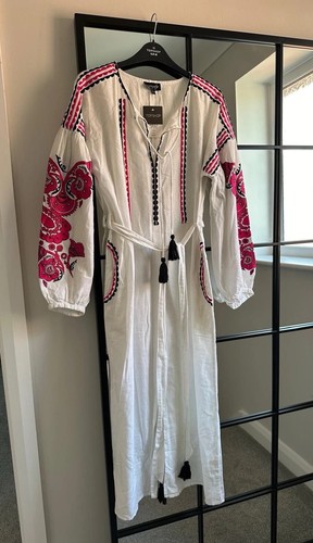 Topshop tasseled viral kaftan - topshop,