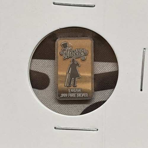 1gram 999 silver wonka bar - silver,