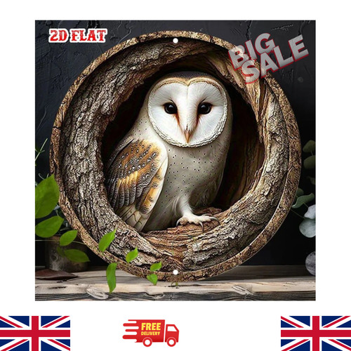 Stunning owl garden - garden, plaque