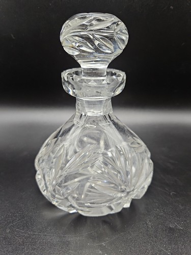 Small vintage clear crystal - clear,