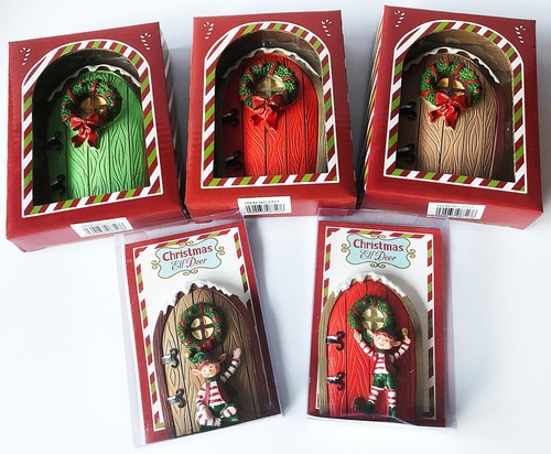 Christmas fairy elf - christmas, doors