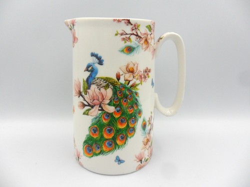 Medium size jug peacock - size,