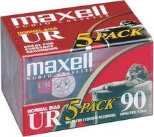Maxell 108562 UR-90 5PK Normal