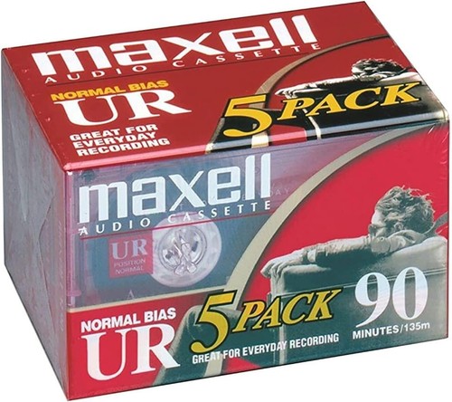 Maxell 108562 5pk normal - maxell,