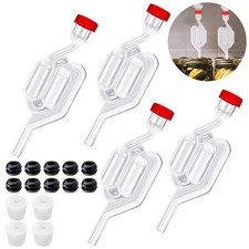 4Pcs Twin Bubble Airlock Set