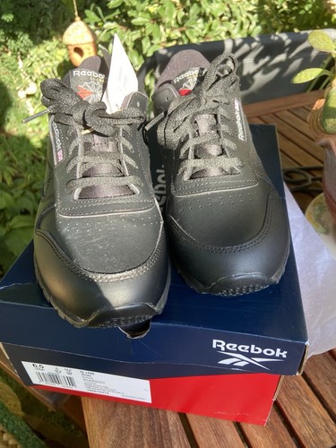 Reebok black leather - reebok,