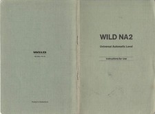 Wild Heerbrugg, not Leica, NA2
