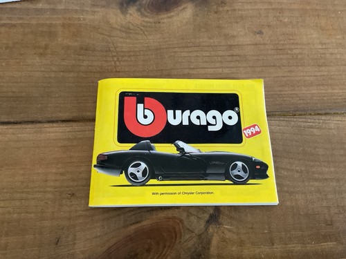 Bburago booklet brochure - brochure, for