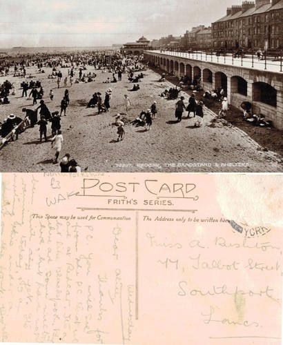 Vintage postcard redcar the - vintage,