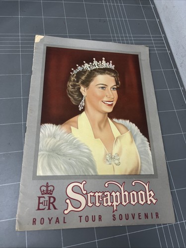 Vintage book scrapbook royal - book,