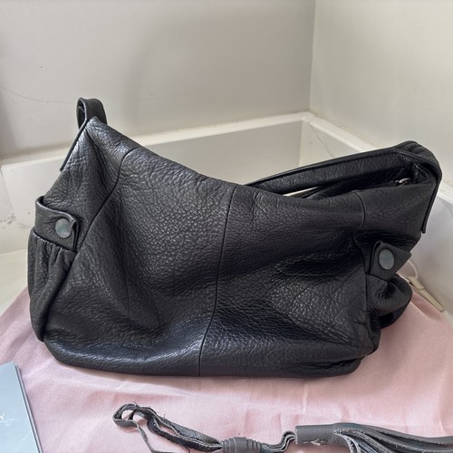 Radley black leather hobo - leather,