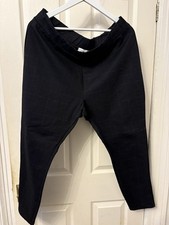 Ladies Matalan Papaya Black Checked Trousers Size 20