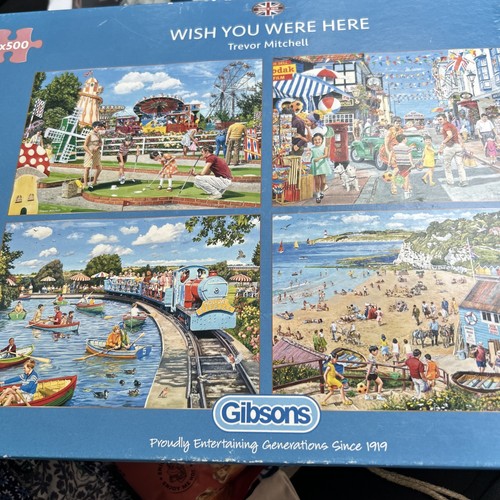 Gibsons 4x500 jigsaw puzzle - gibsons,