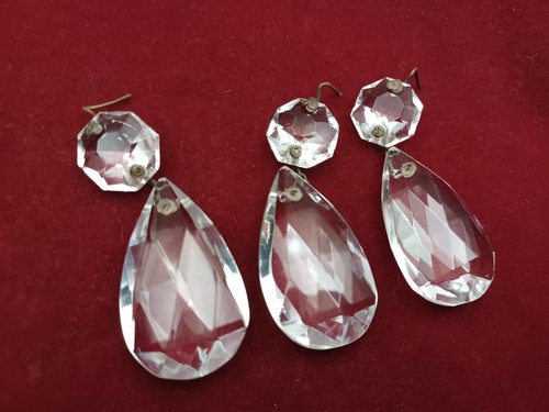 Vintage chandelier pear drops