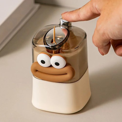 Smile toothpick dispenser 6cm - smile,