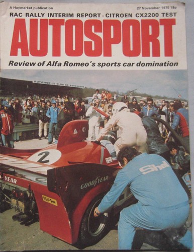 Autosport magazine november - autosport,