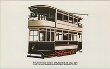 Transport Postcard - Tram Car
