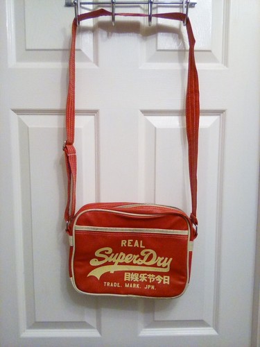 Superdry messenger bag red - in,