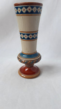 UNMARKED METTLACH STONEWARE VASE 5.5 INCHES HIGH