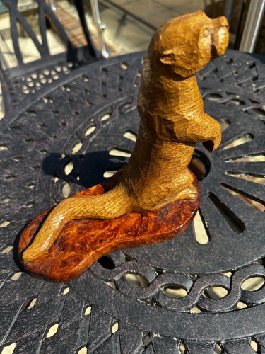 Oak otter carving burr - carving,