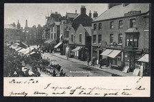 Postcard Ormskirk nr Skelmersdale Lancashire the Moor Street 1903 undivided back