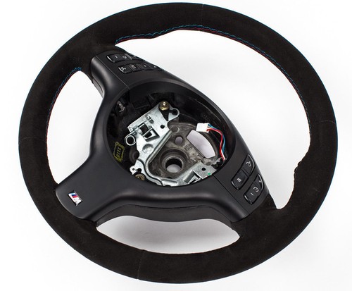 Alcantara steering wheel bmw - steering,