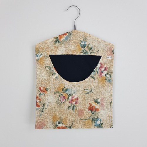 Peg bag handmade - bag, cream