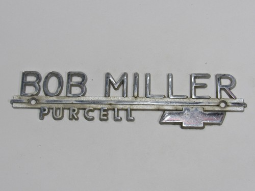 Vtg bob miller chevrolet - vtg,