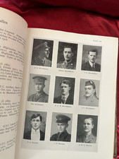 53-17.WW1 original Edinburgh Univer roll of honour lots of pictures and write up
