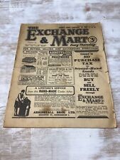 1940 Exchange & Mart Magazine Newspaper Dec 19 Scarce Vintage Ephemera