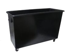 160L Bottle Skip with Handles & Optional Lid, Recycling Waste Bin for Bars, Pubs