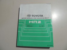 Toyota mr2 zzw30 repair - toyota,