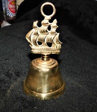 VINTAGE SMALL BRASS HAND BELL