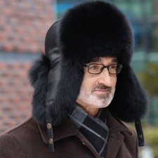 Real Fox Fur Hats For Men