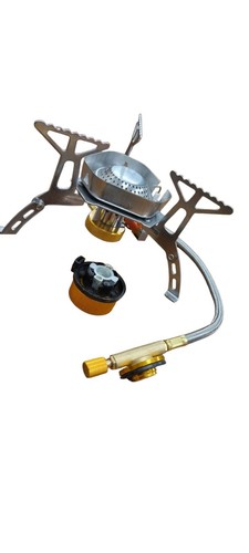 Split camping gas stove - split,