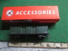 PLAYCRAFT P653 BOGIE GOODS VAN (OO/HO GAUGE) BOXED LOT R27