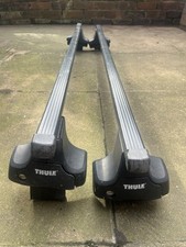 Thule SquareBar Evo roof rack system (black), fits  VW Passat B7