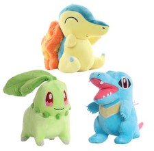 Pokemon Chikorita Totodile