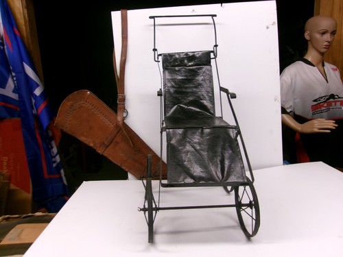 Antique vintage metal - vintage, stroller