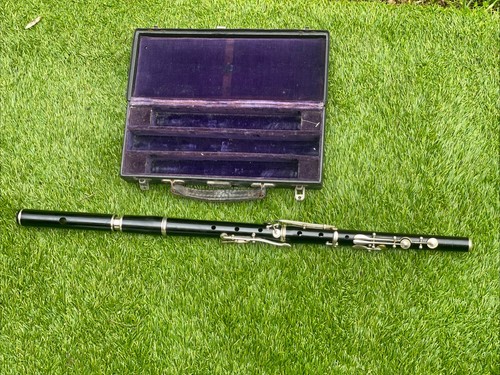 Antique grenadilla flute - antique,