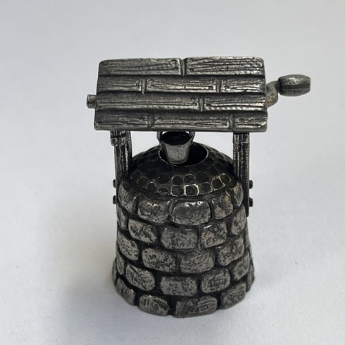 Pewter thimble wishing well - pewter,