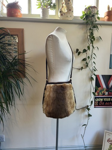 Vintage 1950s fur leather - vintage,