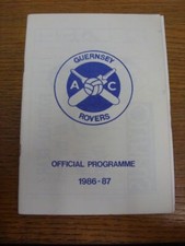 23/11/1986 Guernsey Rovers v North  . FREE POSTAGE on all UK Orders.