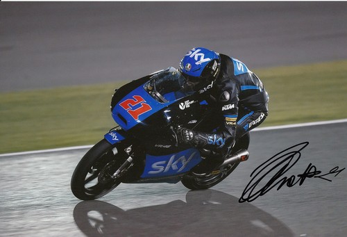 Francesco bagnaia hand signed - francesco,