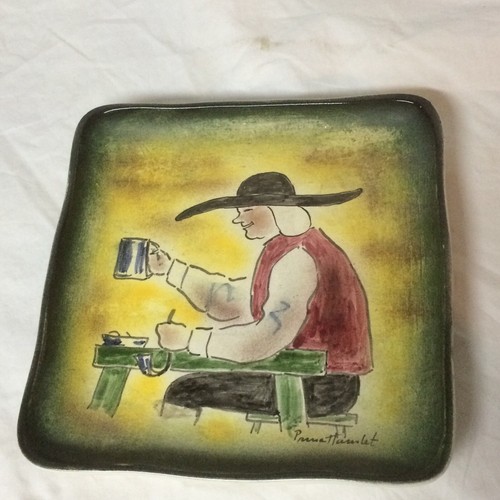 Art pottery dish - pottery,