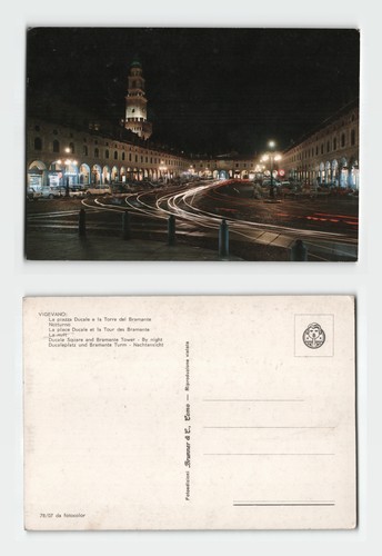 Postcard vigevano piazza - postcard,
